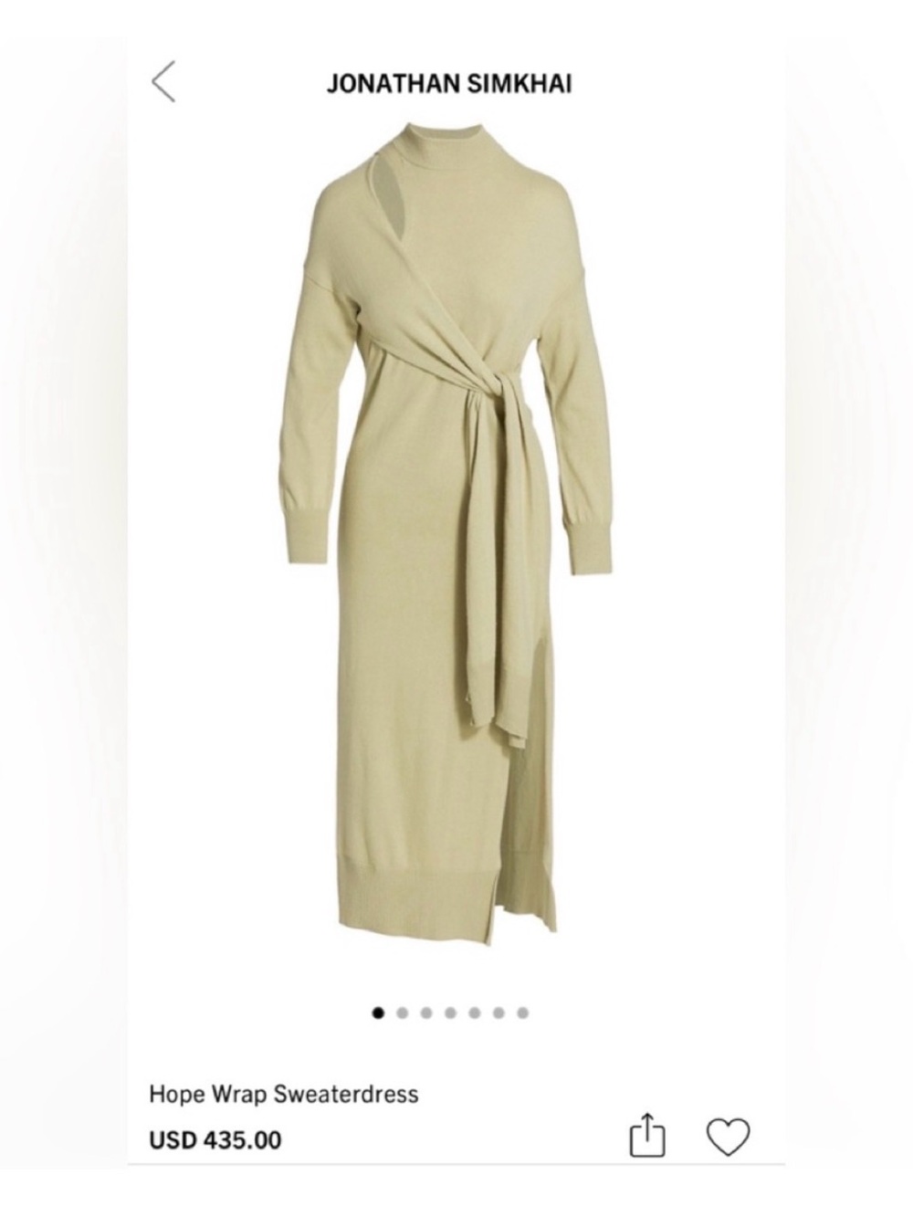 Jonathan Simkhai Knit midi dress
